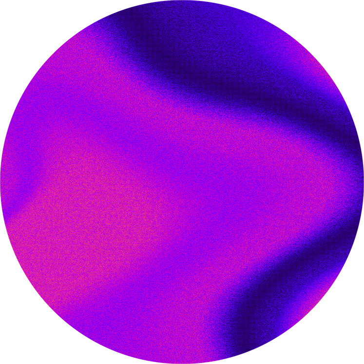 Elevated 80's Deco Gradient Circle